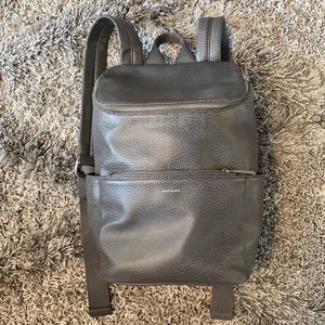 Matt & Nat Vegan Leather Backpack in Carbon